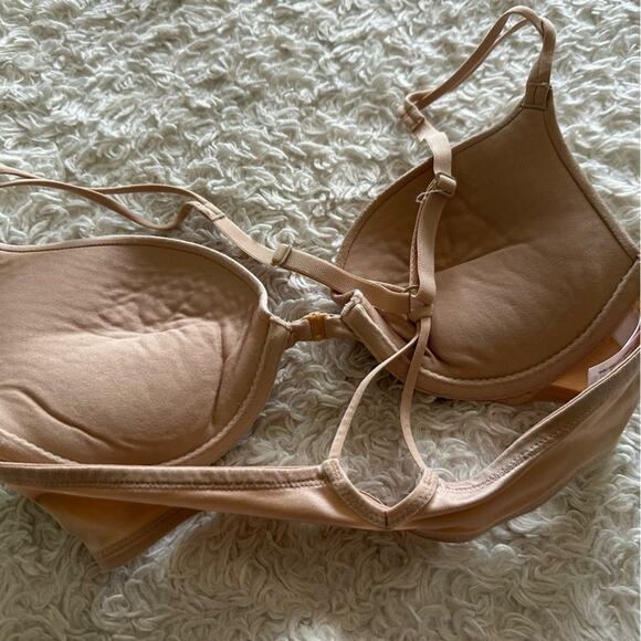 Victoria’s Secret Nude Padded Racerback Bra Size 32B - Picture 6 of 9